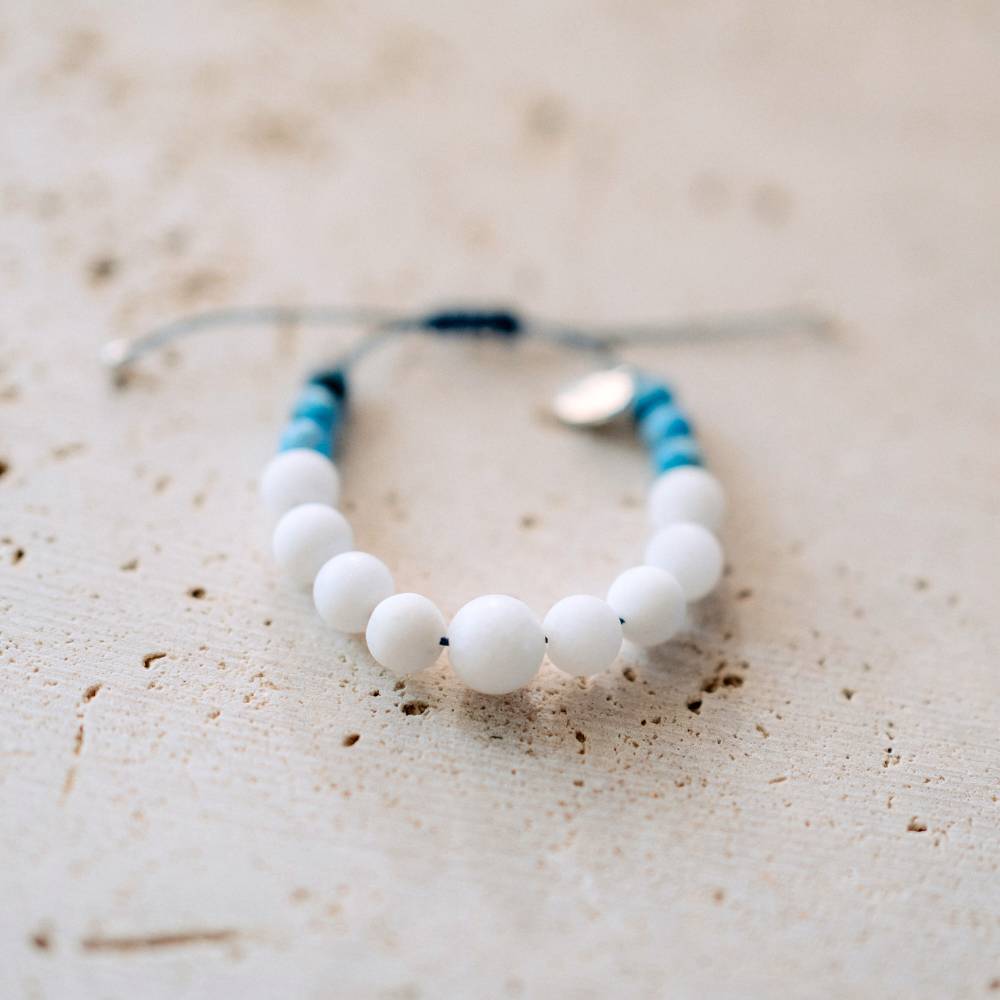 Armband ReMinder ENTSPANNUNG | white