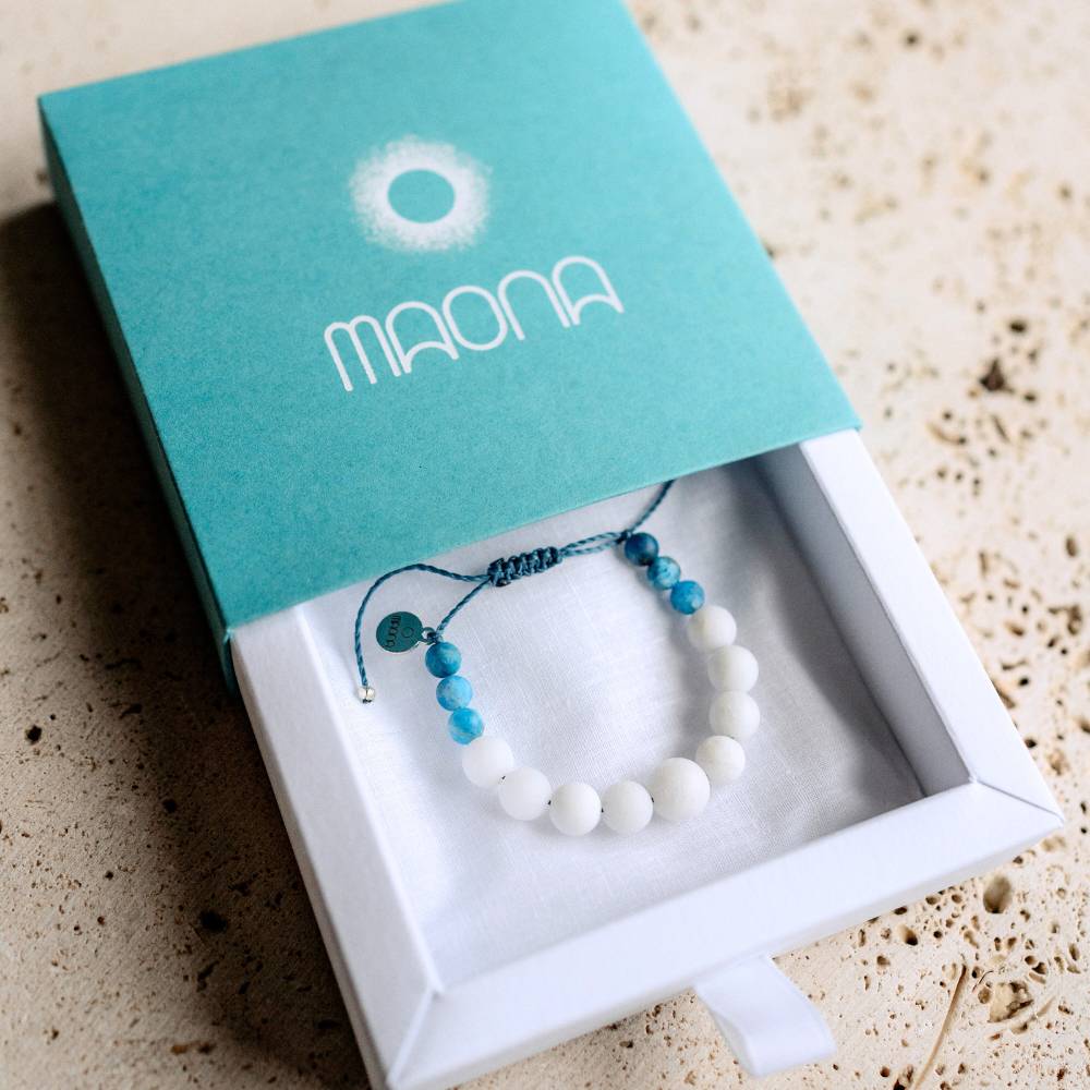 Armband ReMinder ENTSPANNUNG | white