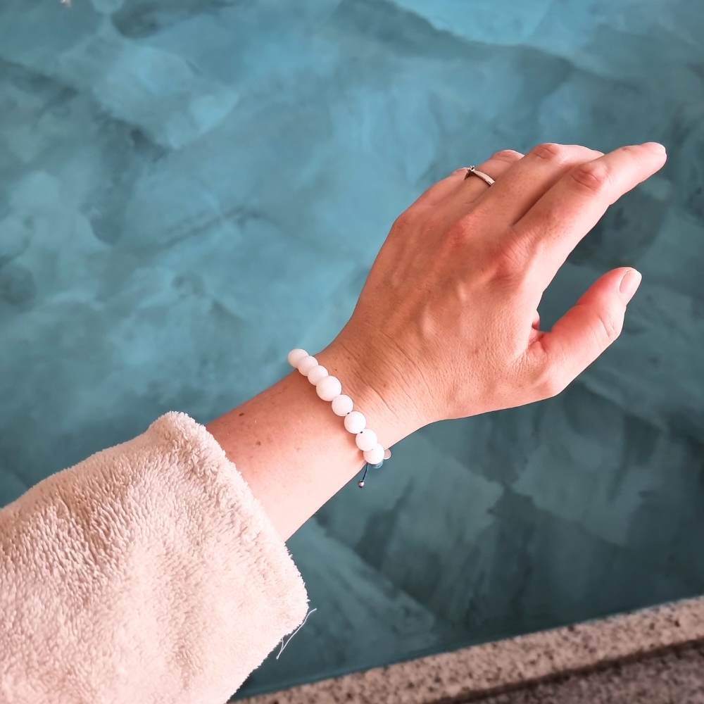 Armband ReMinder ENTSPANNUNG | white